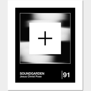 Soundgarden / Minimalist Style Graphic Design Posters and Art